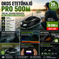 GPS-es etetőhajó halradarral, automatikus etetéssel és visszatéréssel